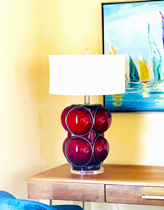 Red Bubble Lamp